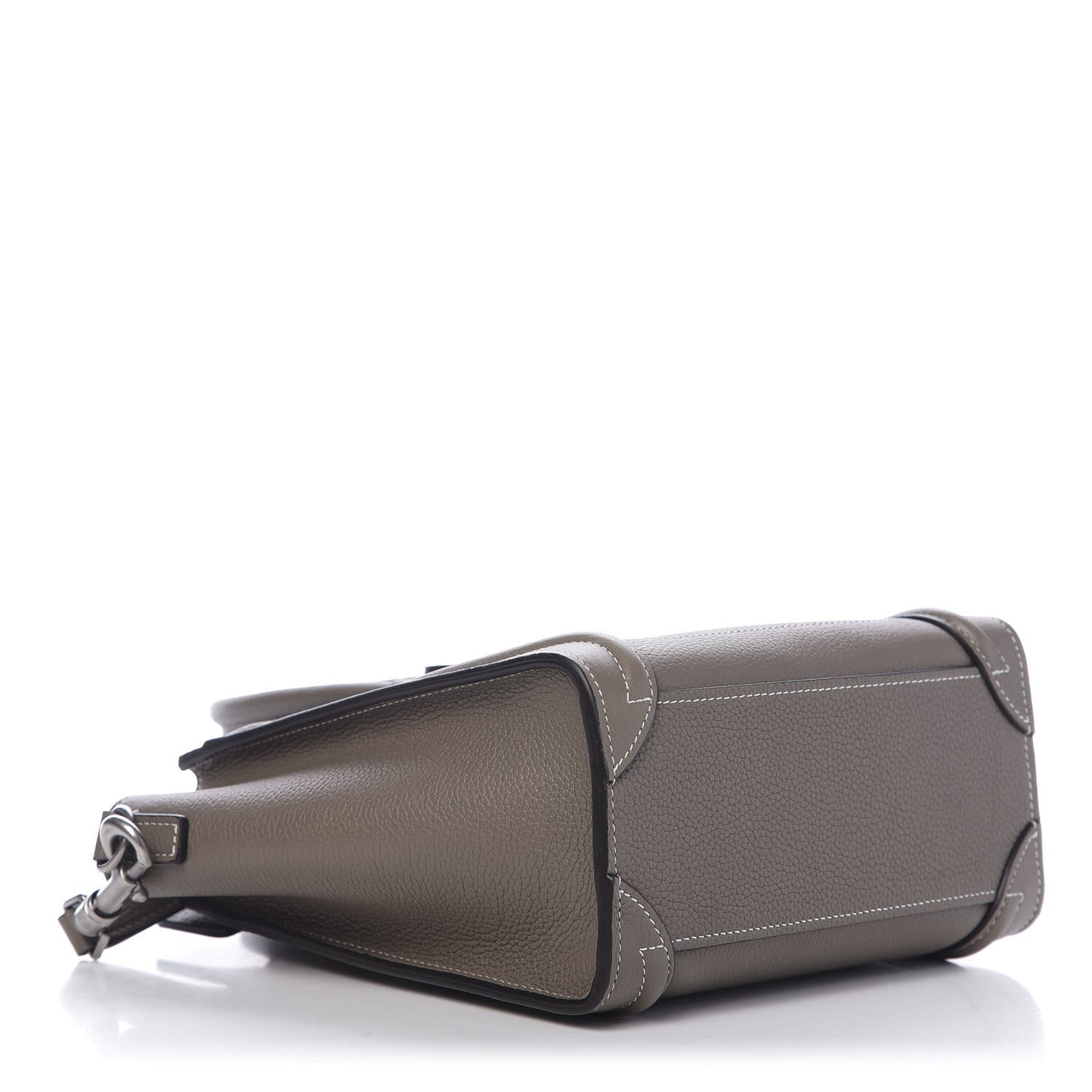 Drummed Calfskin Nano Luggage Souris