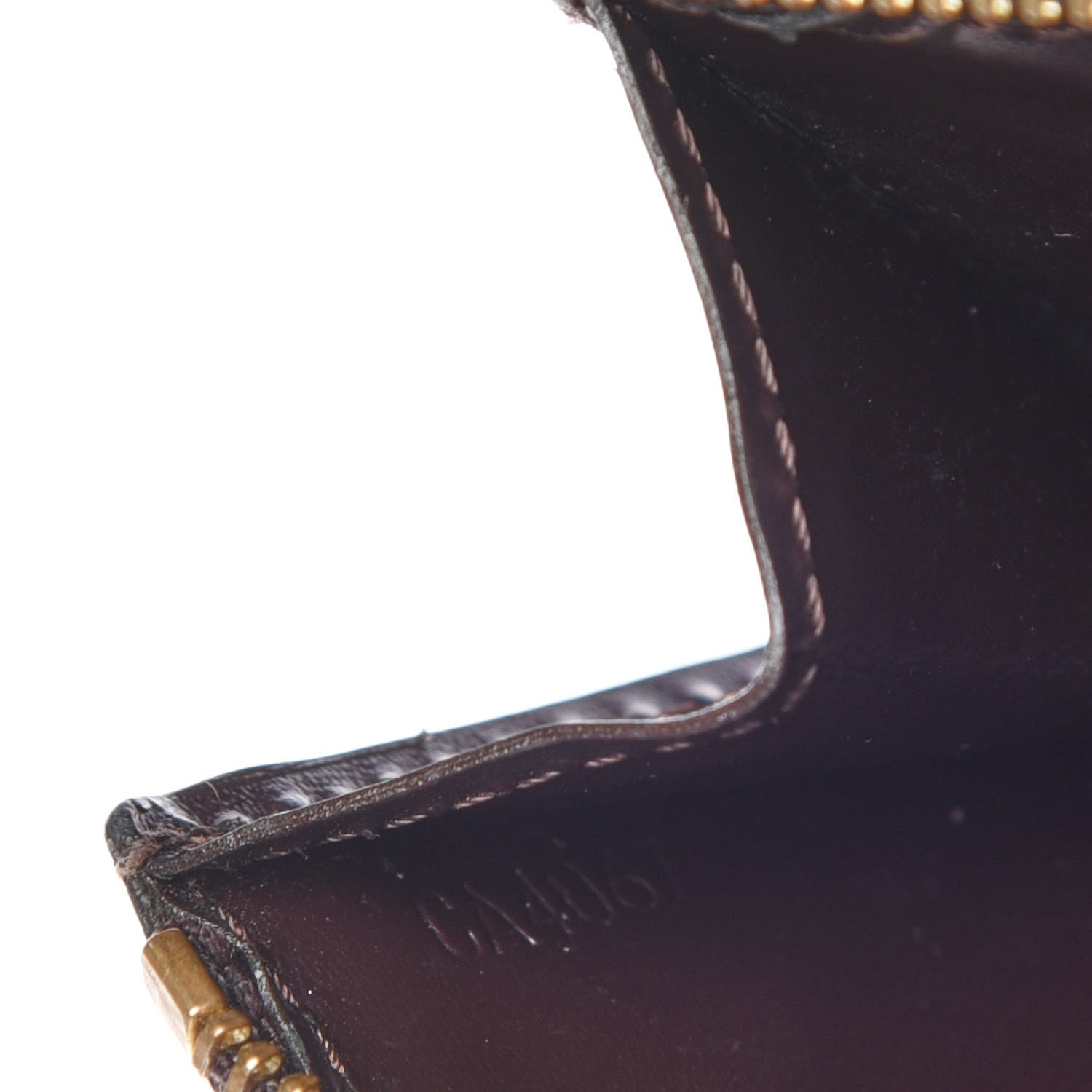 Louis Vuitton Vernis Key Pouch Amarante 7 of 7