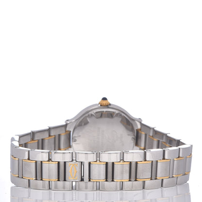 Cartier Stainless Steel 18K Yellow Gold 28mm Must De 21 Quartz Watch 4 of 6