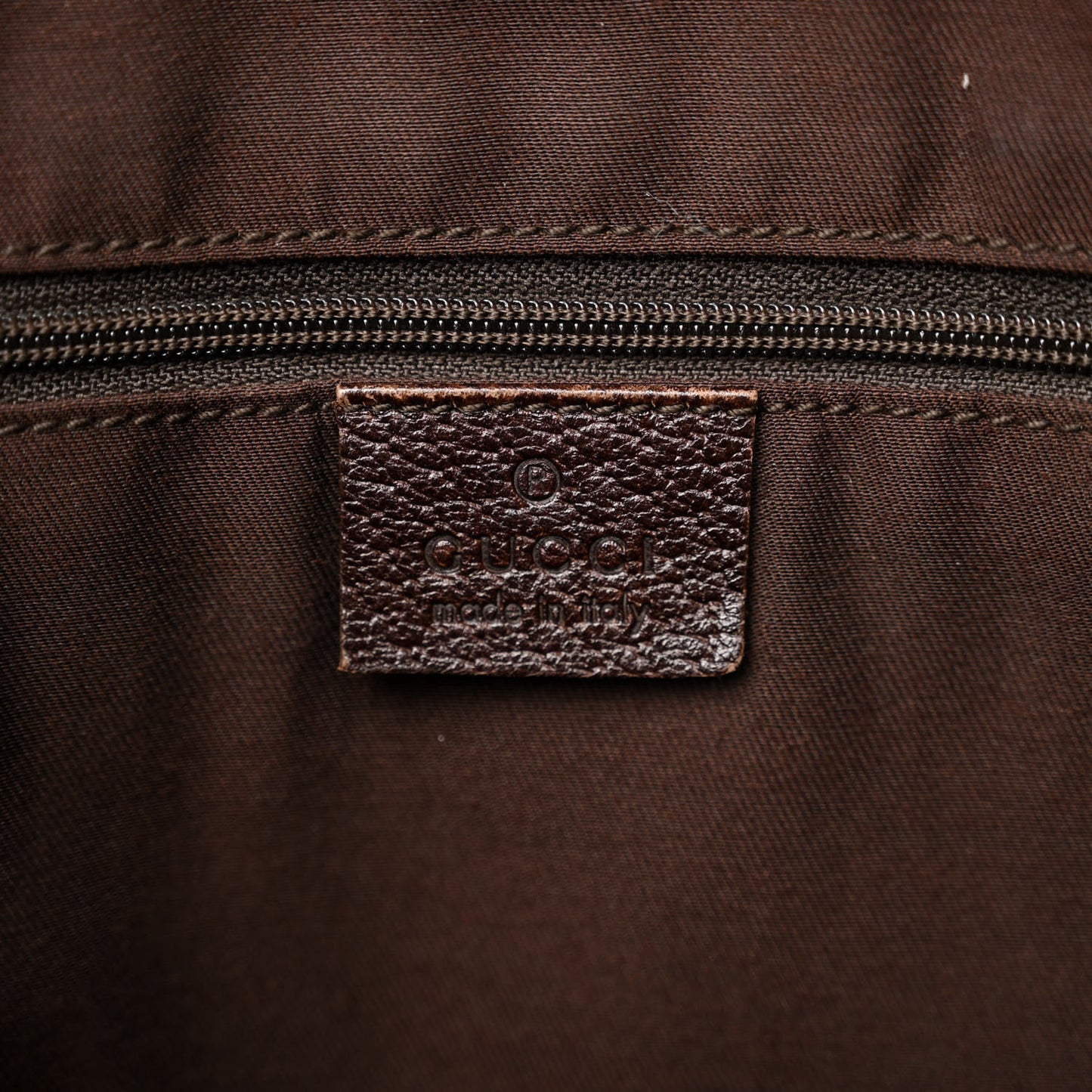Monogram Large Abbey Tote Dark Brown