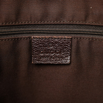 Gucci Monogram Large Abbey Tote Dark Brown 6 of 13