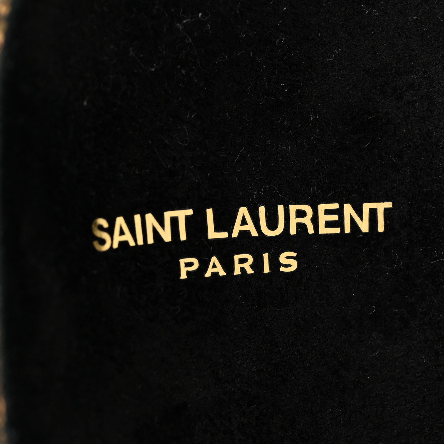 Saint Laurent Calf Hair Jimmy Cross Slides 38.5 Black 10 of 12