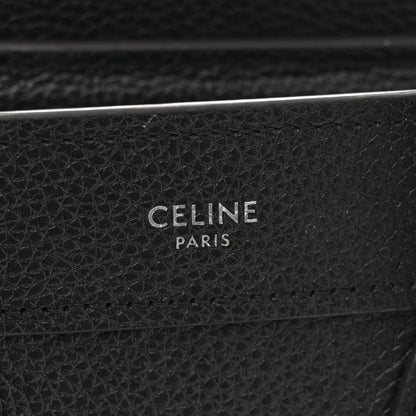 Celine Drummed Calfskin Nano Luggage Black 6 of 12