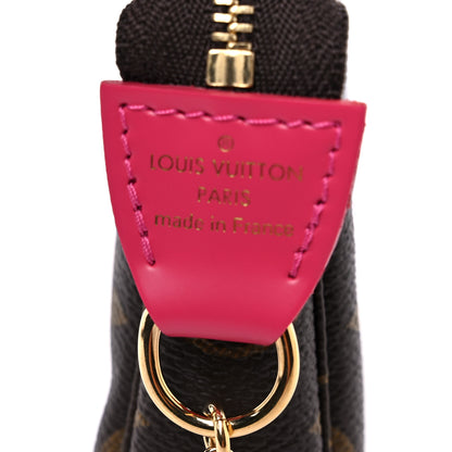 Louis Vuitton Monogram 2020 Christmas Animation Roller Coaster Mini Pochette Accessories Pivoine 6 of 9