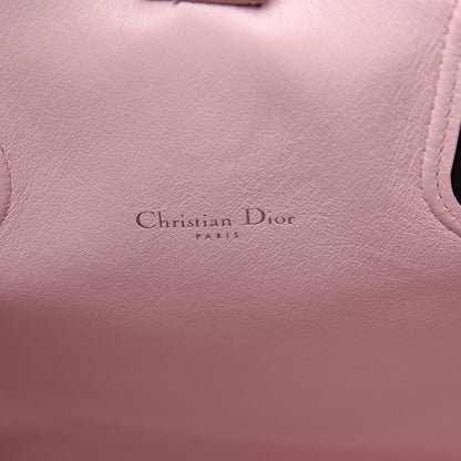 Christian Dior Calfskin Small Addict Shopping Tote Black Pink 6 of 16