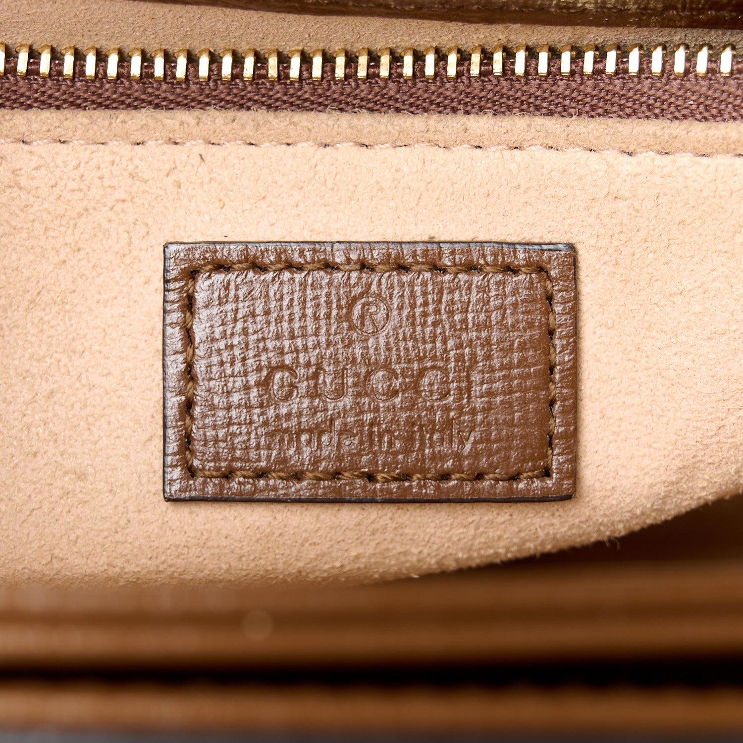 Gucci GG Supreme Monogram Azalea Calfskin Horsebit 1955 Shoulder Bag Beige Brown Sugar 6 of 12