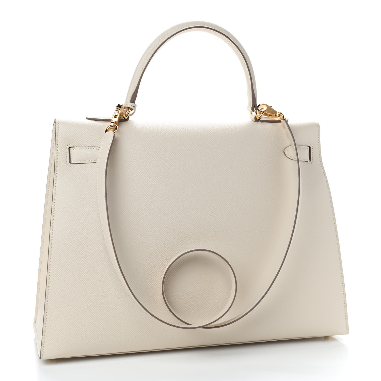 Hermes Epsom Kelly Sellier 35 Craie 2 of 10