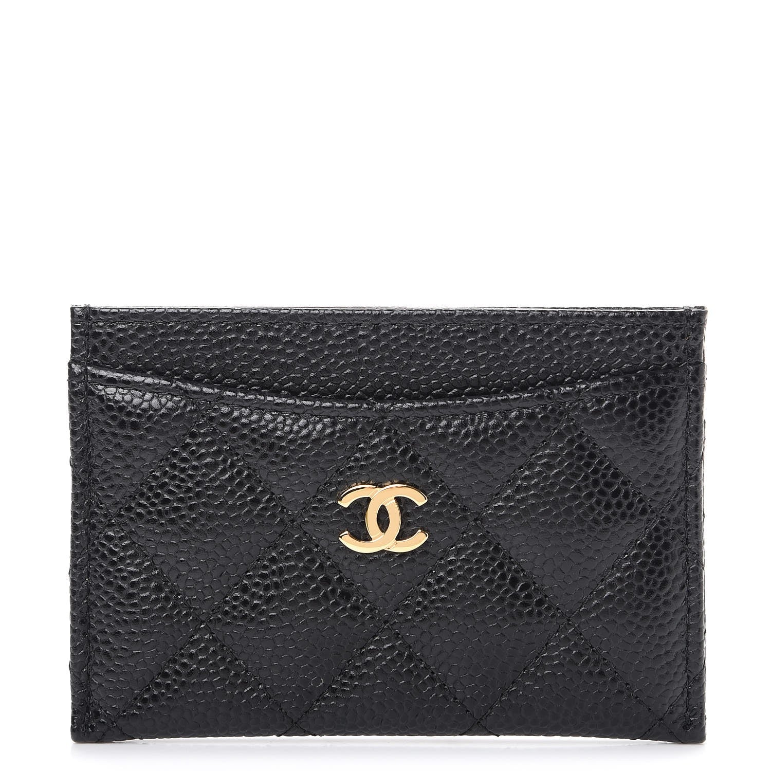 Chanel Caviar Quilted Card Holder Black 1 of 8