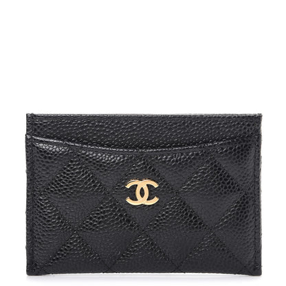 Chanel Caviar Quilted Card Holder Black 1 of 8