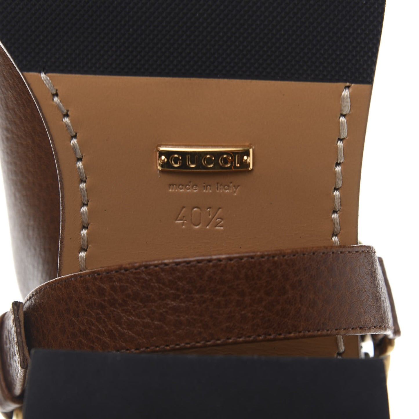 GG Monogram Calfskin Lola Tall Boots 40.5 Beige Ruggine Cuir