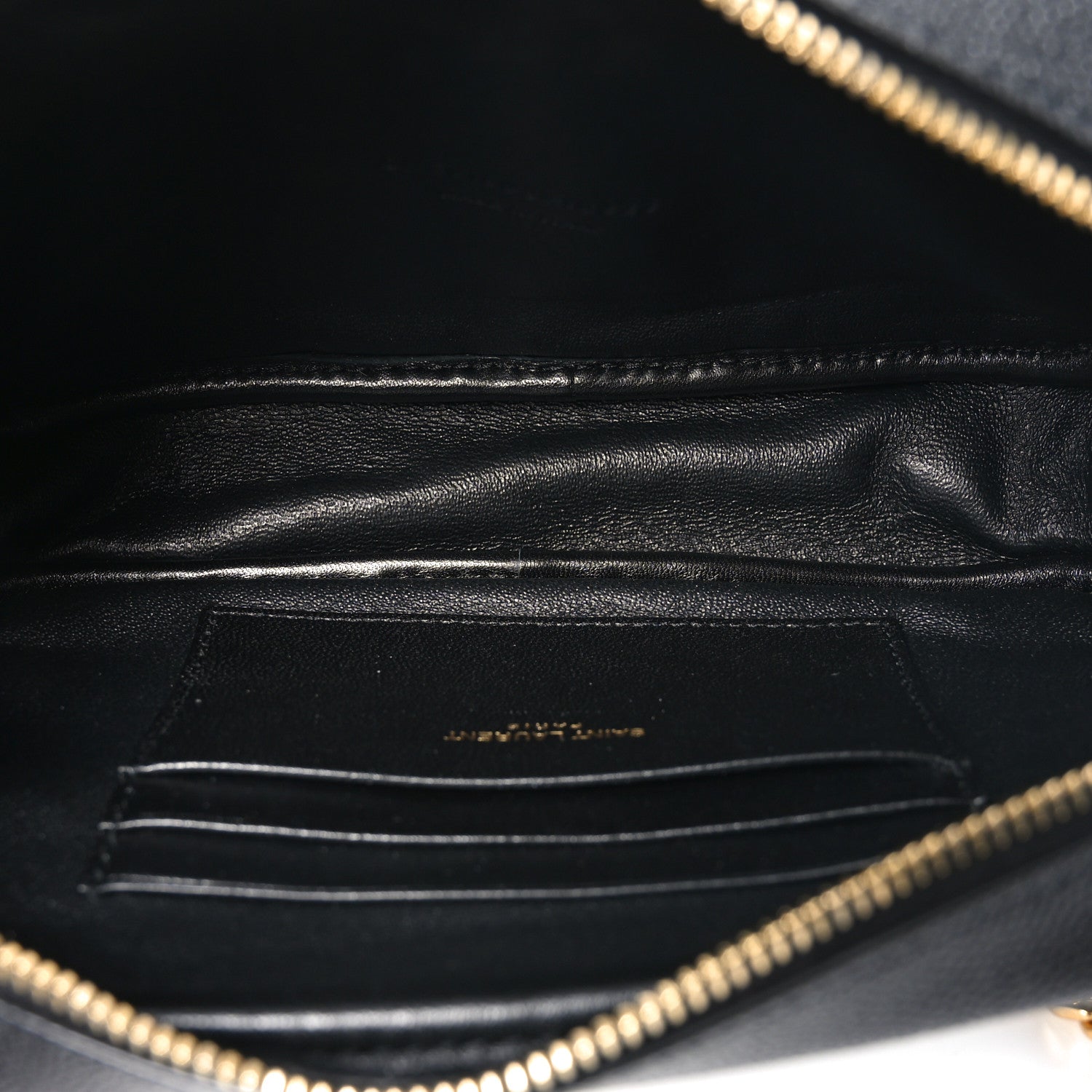 Saint Laurent Grain De Poudre Matelasse Monogram Mini Lou Camera Bag Black 5 of 10
