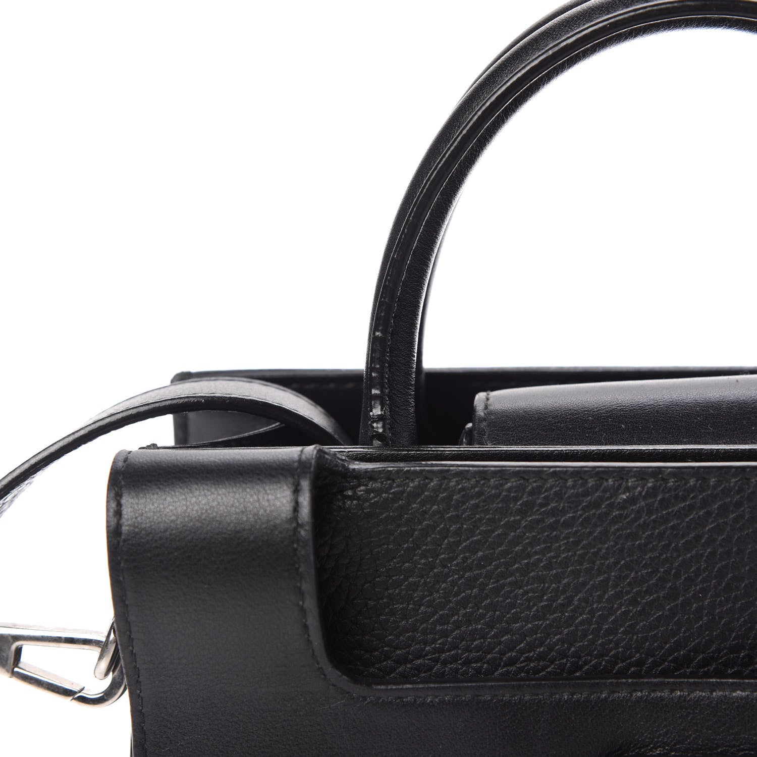 Christian Dior Grained Calfskin Mini Diorever Flap Black 12 of 13