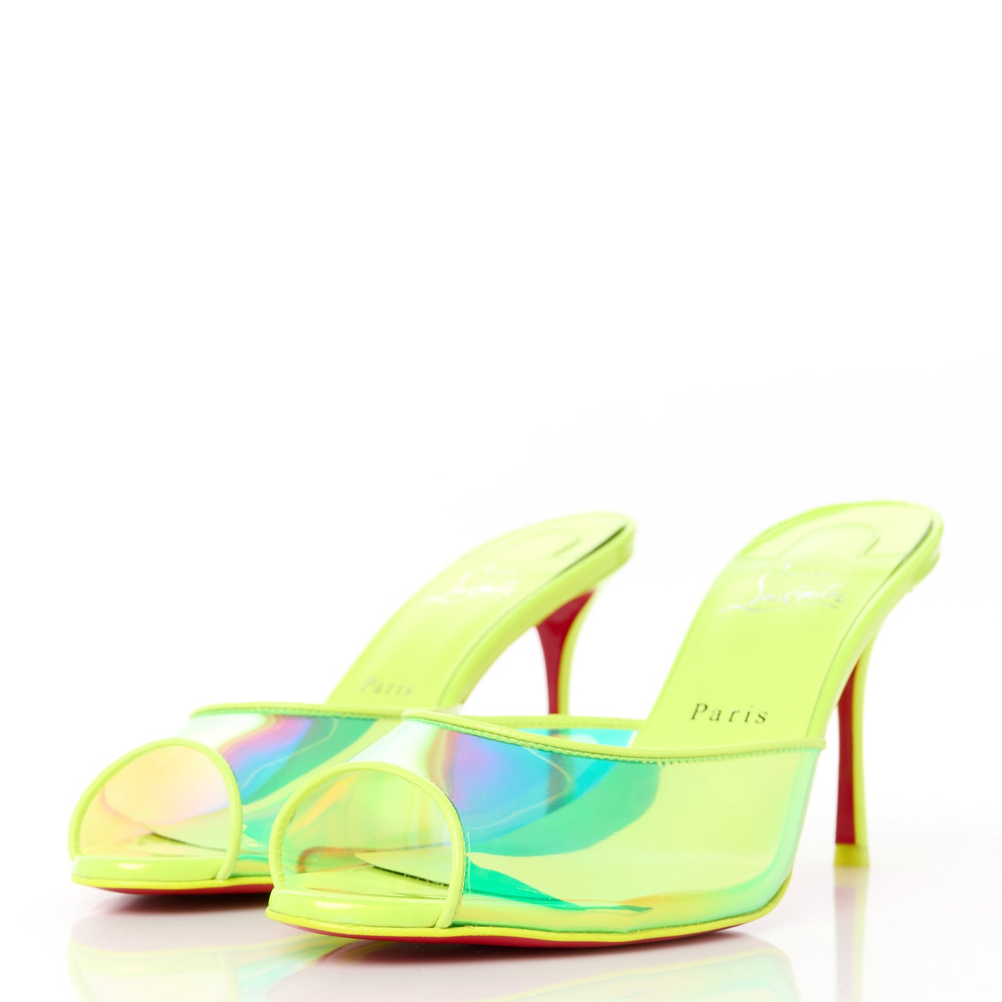 PVC Patent Me Dolly 85 Pumps 39 Fluo Yellow