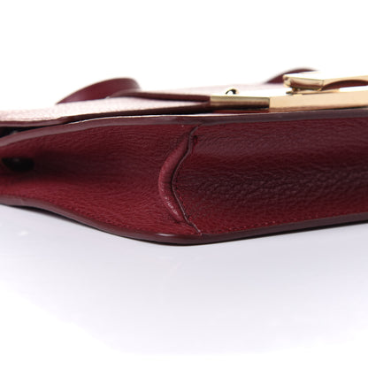 Jimmy Choo Grainy Pebbled Calfskin Rebel Crossbody Bag Pomerol 9 of 10