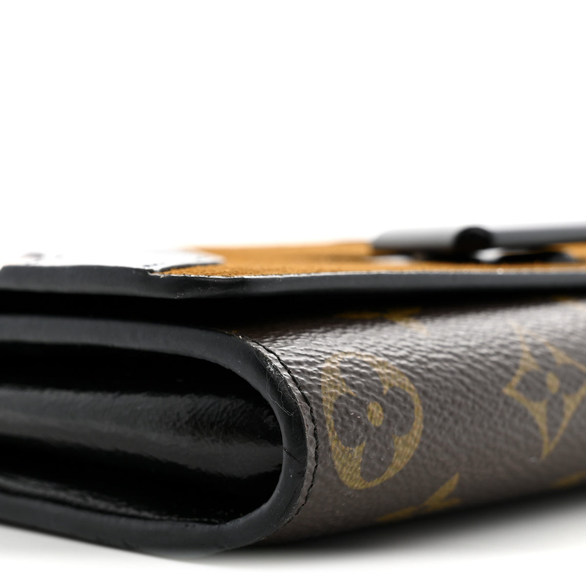 Calfskin Monogram Wild At Heart Twist Chain Wallet