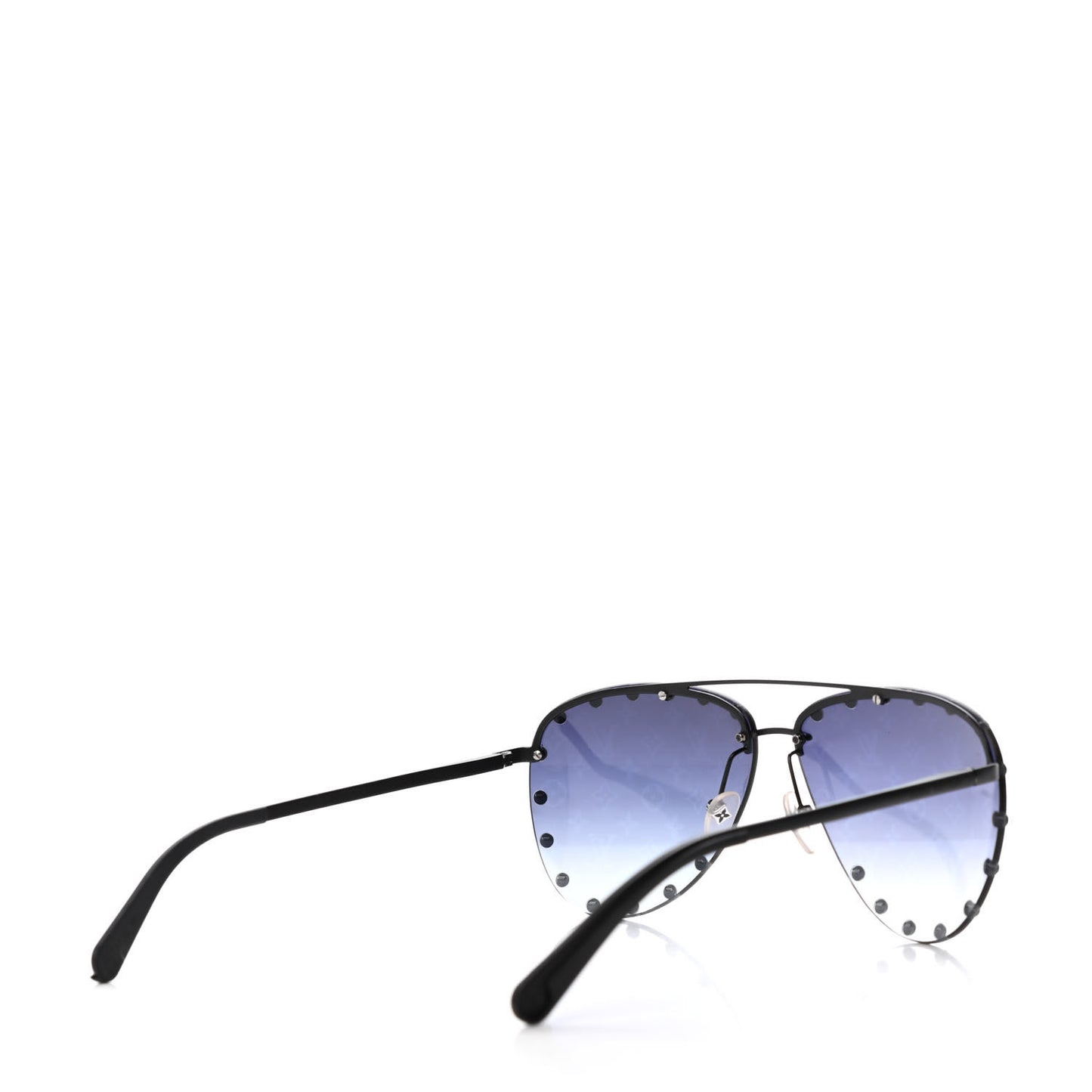 Metal Monogram The Party Aviator Sunglasses Z0973U Black