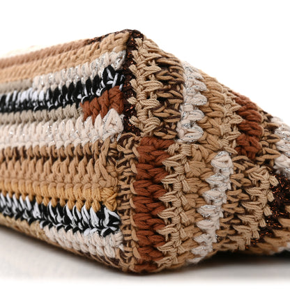 Miu Miu Fabric Crochet Mini Spirit Bag Naturale Multicolor 8 of 8