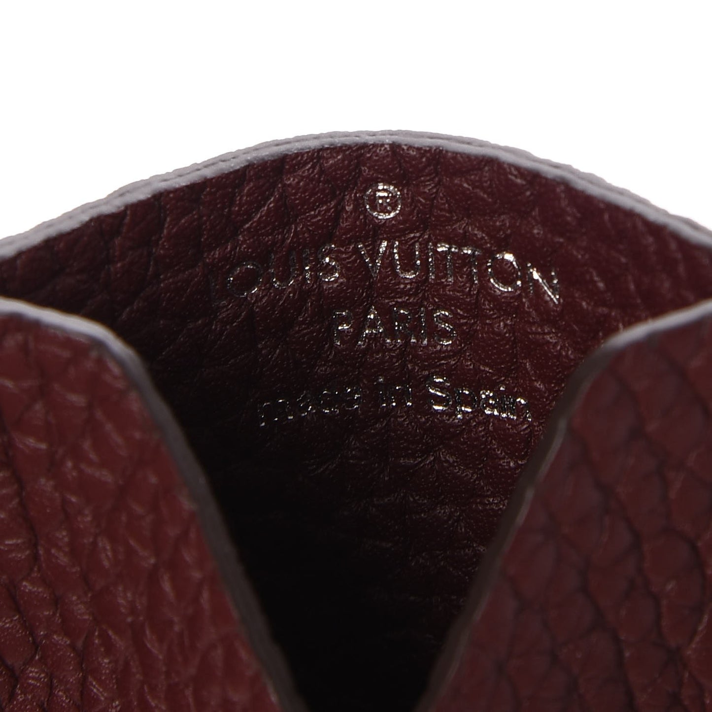 Taurillon Card Holder Bordeaux