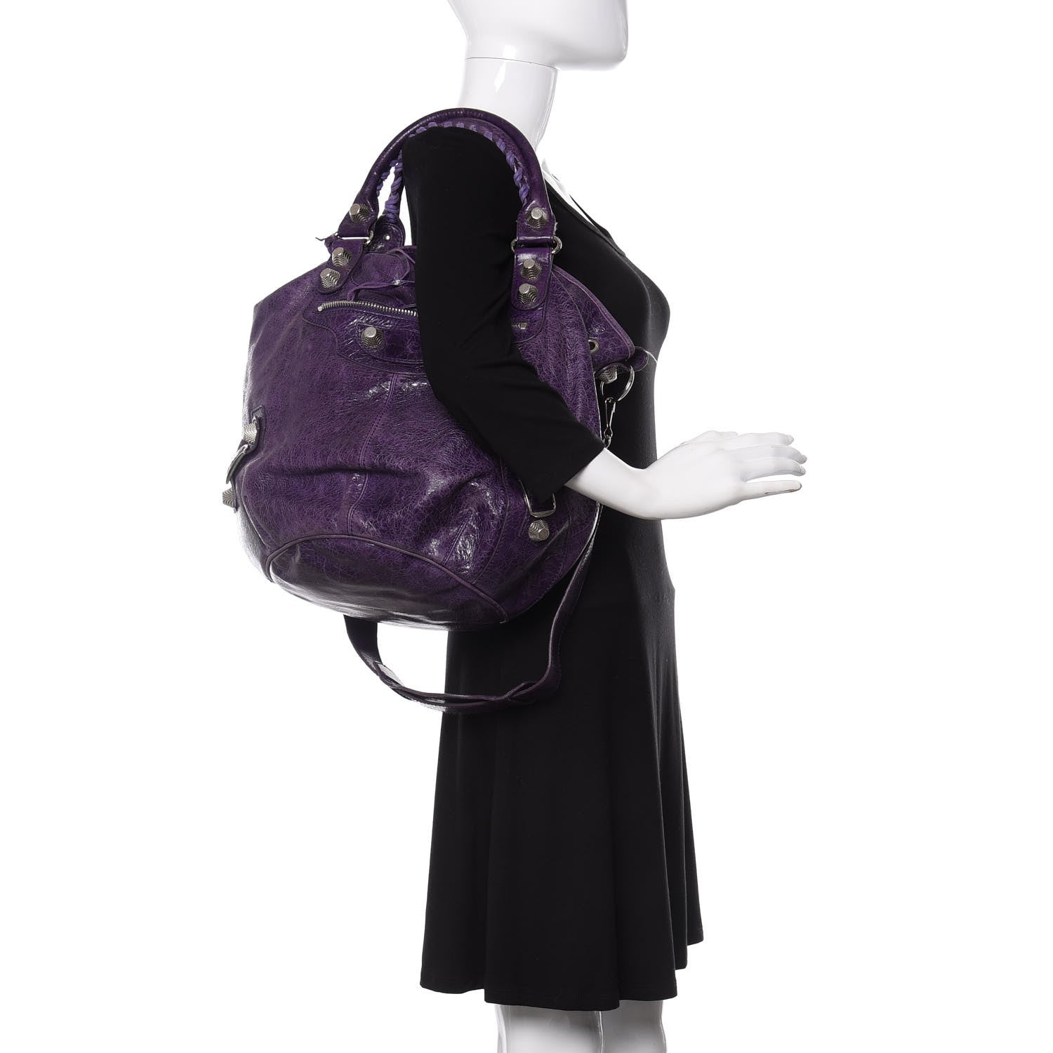 Balenciaga Agneau Giant 21 Gold Hardware Pompon Raisin 2 of 13