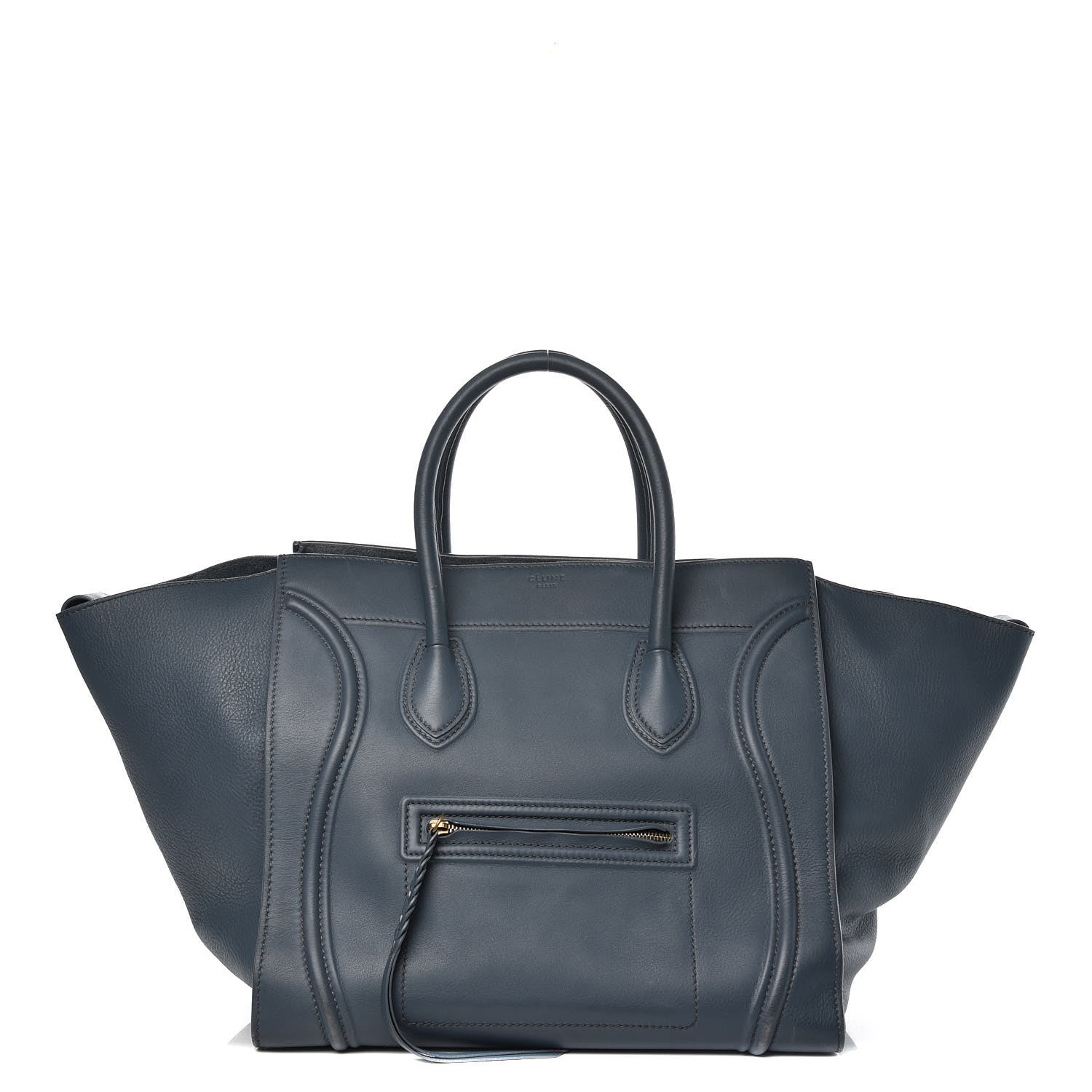 Celine Supple Calfskin Large Phantom Luggage Slate Blue 1 of 17