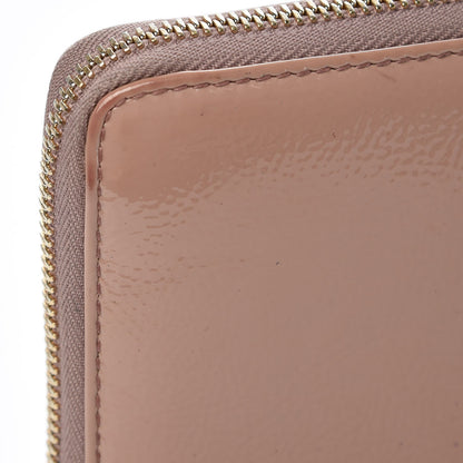 Gucci Patent Soho Zip Around Wallet Dark Cipria 15 of 17