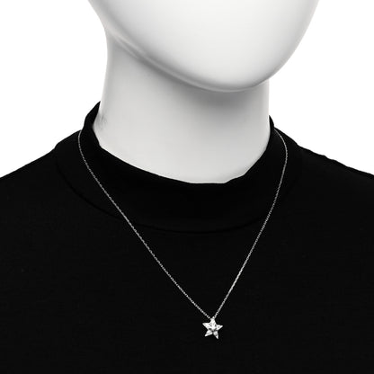 Chanel 18K White Gold Diamond Small Comete Geode Pendant Necklace 2 of 5
