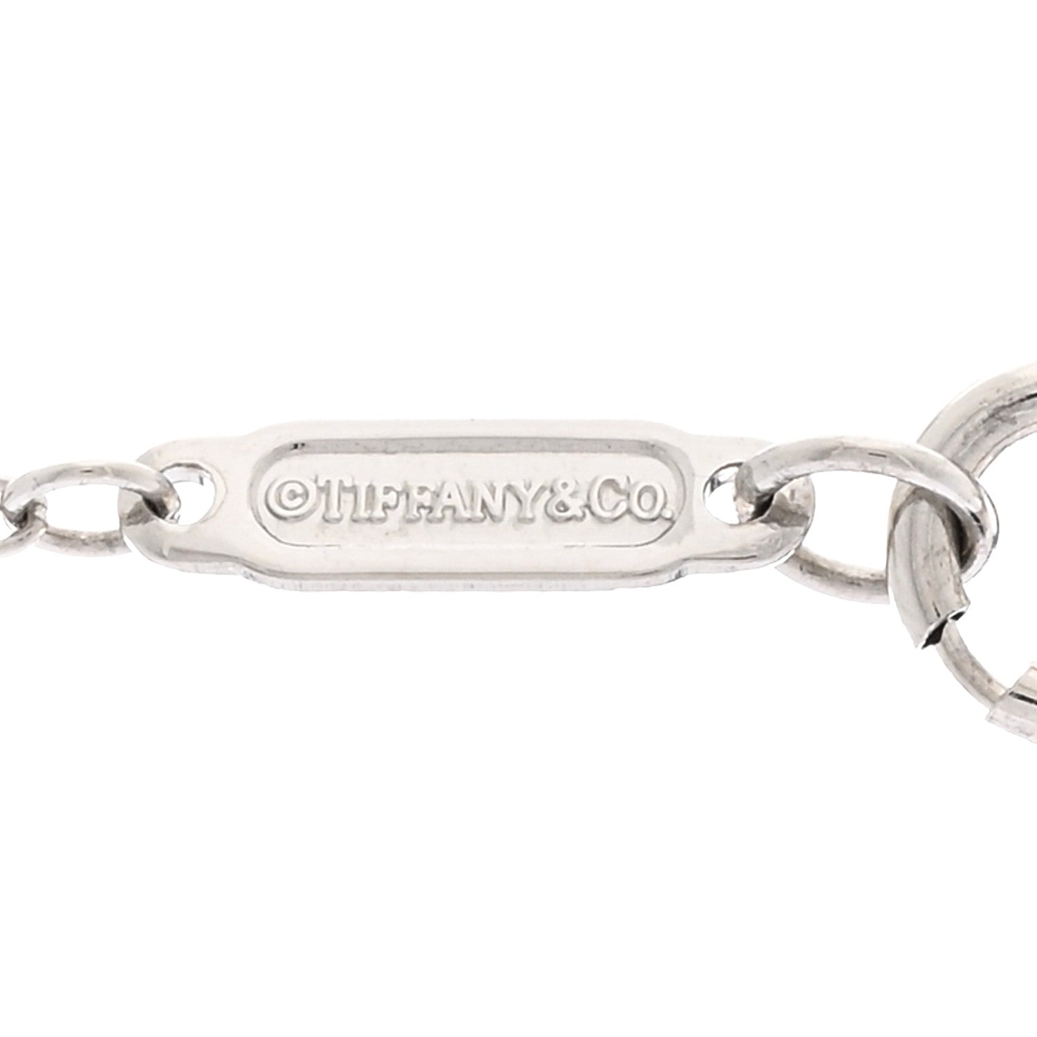 Tiffany Platinum Diamond Pink Tourmaline Soleste Pendant Necklace 4 of 5