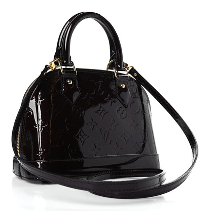 Louis Vuitton Vernis Alma BB Amarante 3 of 8