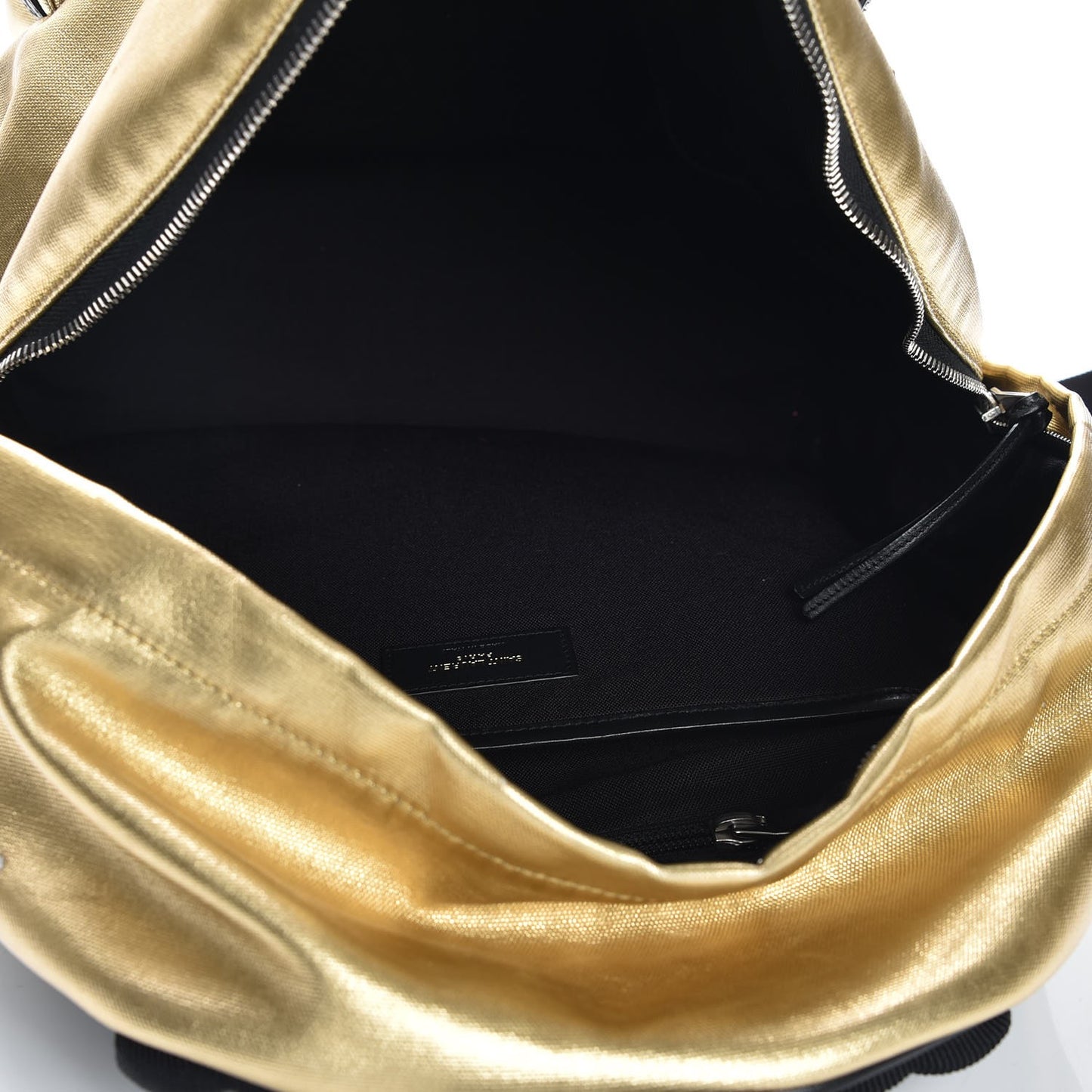 Nylon Metallic Hunting Backpack Gold