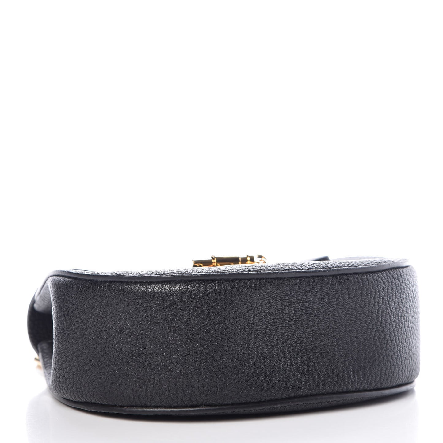 Grained Lambskin Mini Drew Shoulder Bag Black