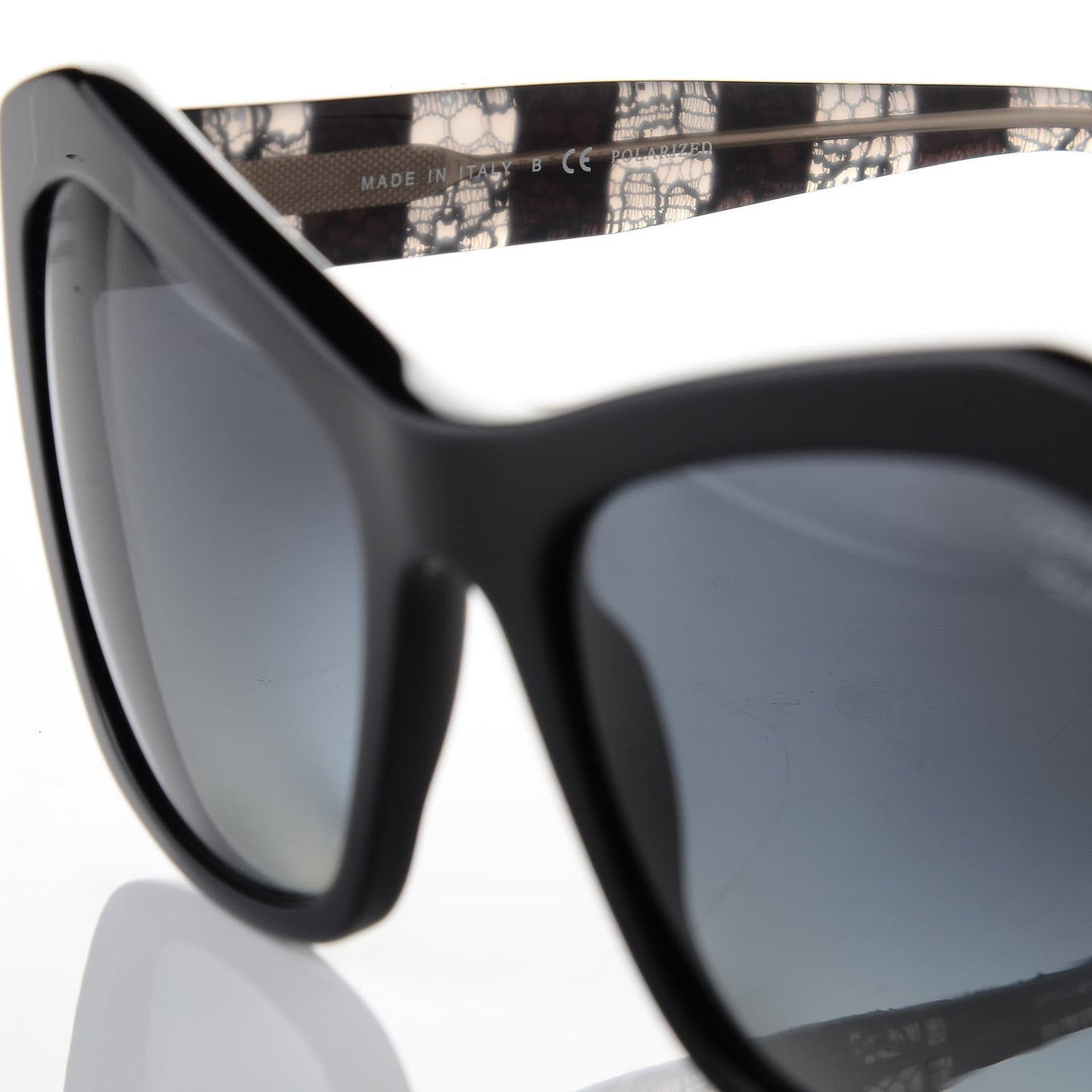 Lace Effect Sunglasses 5296-A Black