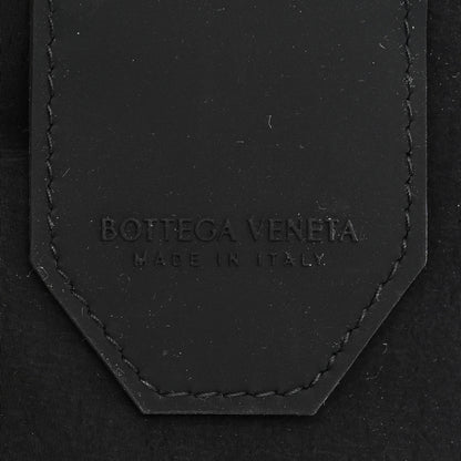 Bottega Veneta Paper Calfskin Intreccio Mini Cassette Sling Bag Black 6 of 11