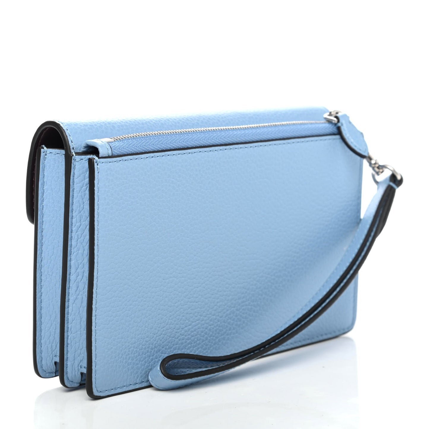Small Classic Grain Amberley Phone Clutch Blue