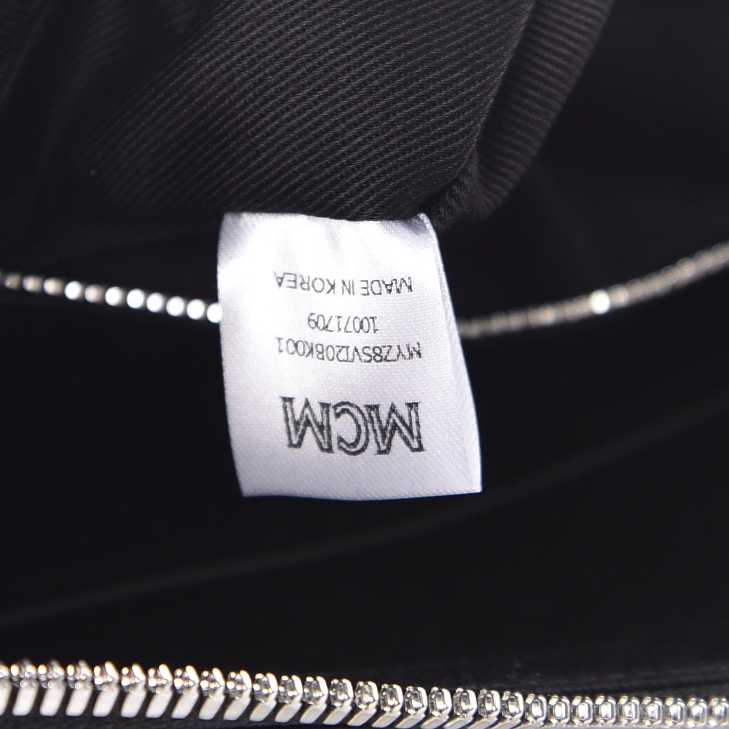 MCM Visetos Medium Crossbody Pouch Black 8 of 8