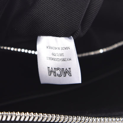 MCM Visetos Medium Crossbody Pouch Black 8 of 8