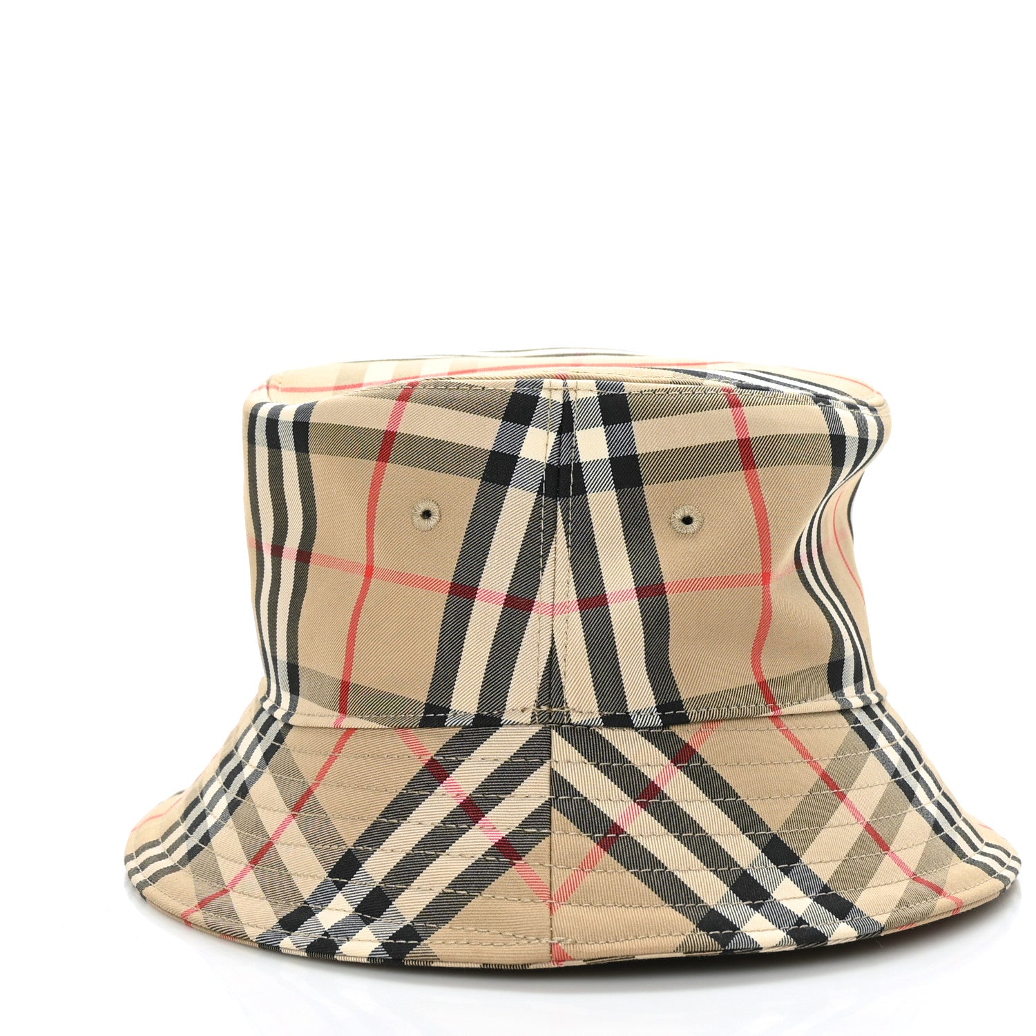 Burberry Technical Cotton Vintage Check Bucket Hat M Archive Beige 5 of 8