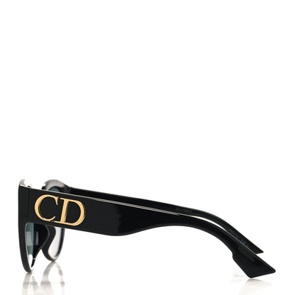 Christian Dior Acetate DDiorF Cat Eye Sunglasses Black 3 of 9