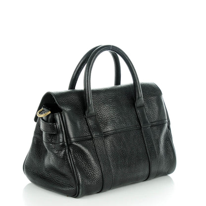 Mulberry Shiny Grain Small Bayswater Black 3 of 7