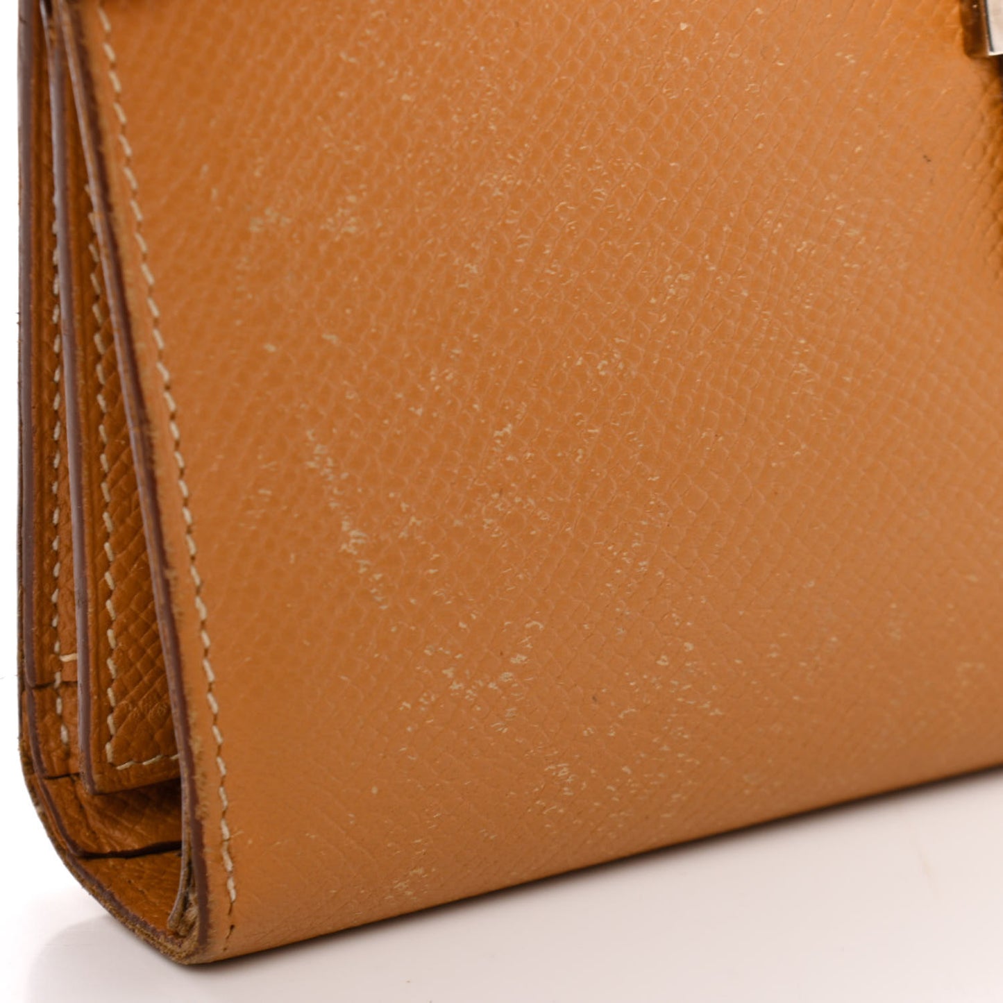 Epsom Bearn Gusset Wallet Gold