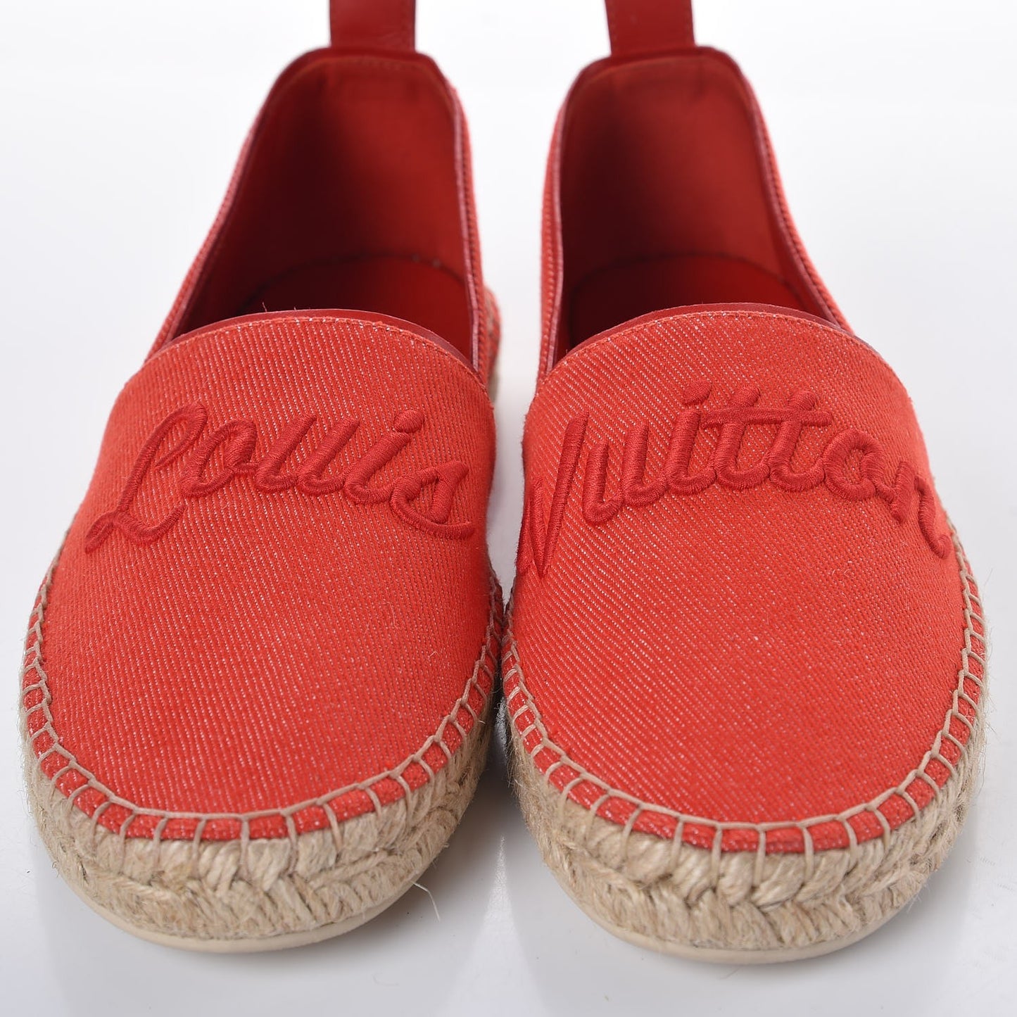 Canvas Waterfall Espadrille 37 Rouge