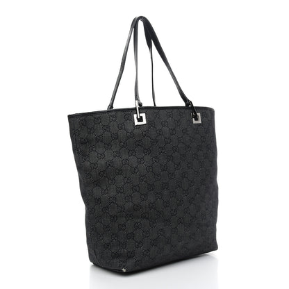 Gucci Monogram Large Bucket Tote Black 2 of 9