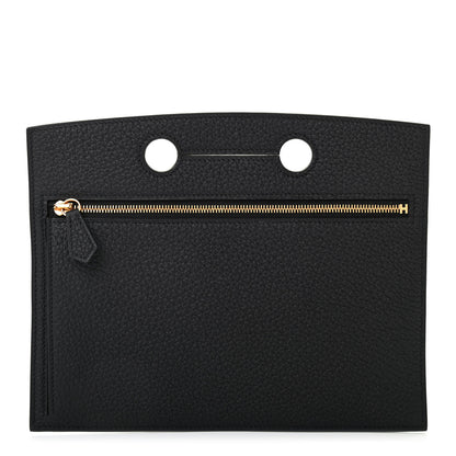 Hermes Togo Backpocket Pouch 25 Black 1 of 8