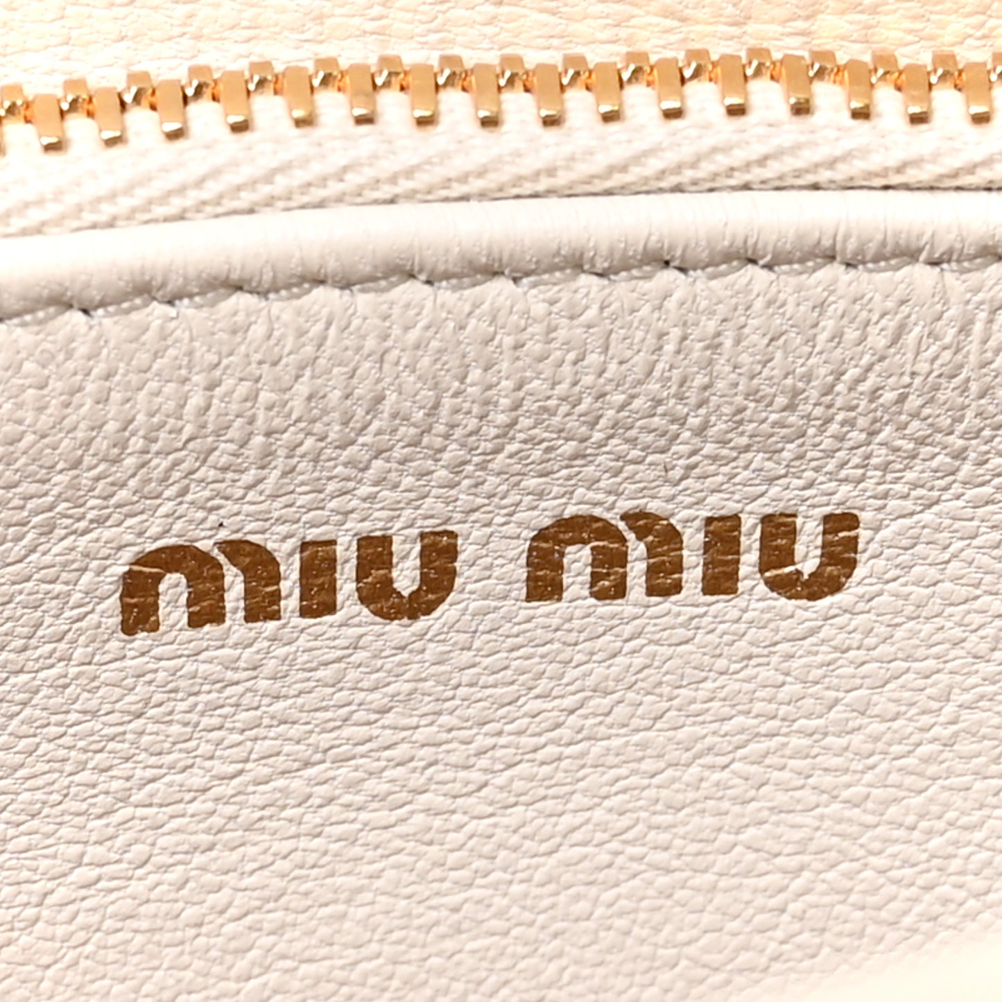 Nappa Matelasse Chain Shoulder Bag White