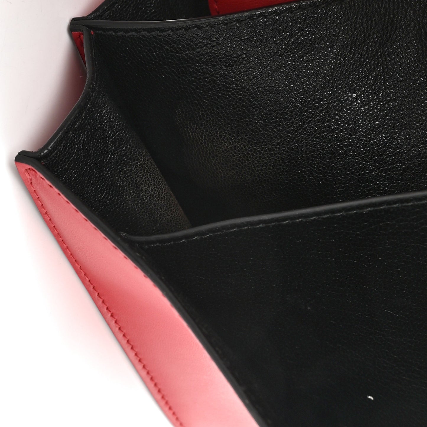 City Calfskin Saffiano Cahier Bag Fuoco Black