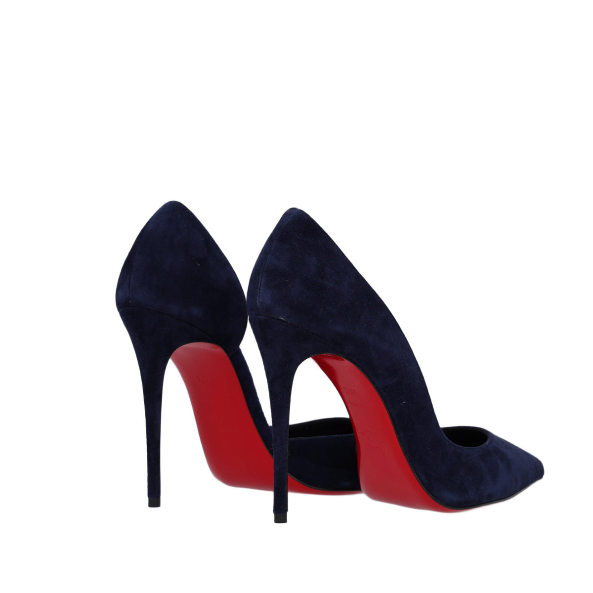Christian Louboutin Suede Iriza 100 Pumps 38.5 Obscur 5 of 9