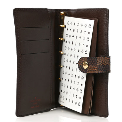 Louis Vuitton Damier Ebene Small Ring Agenda Cover 6 of 7