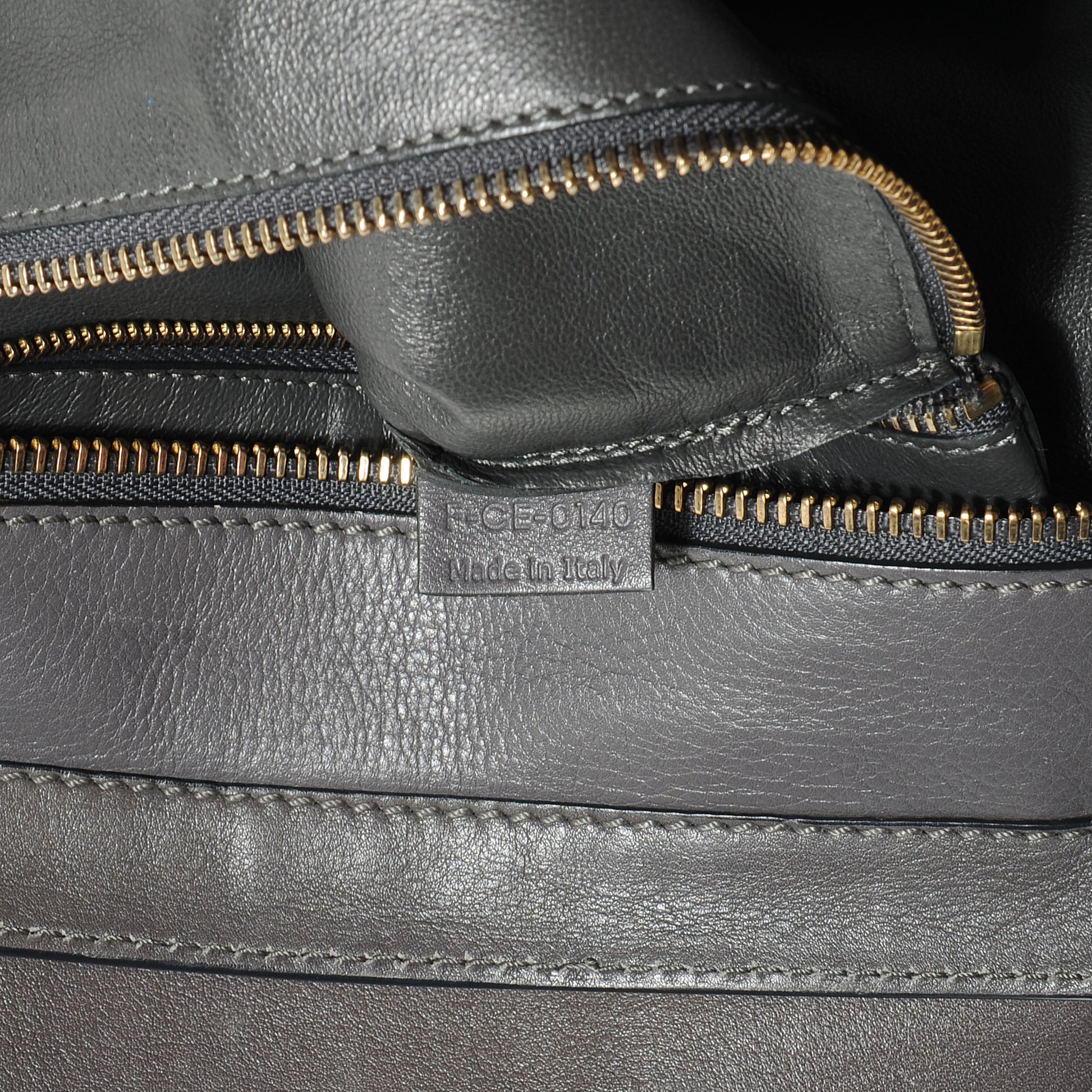 Celine Calfskin Suede Mini Luggage Gray 7 of 7