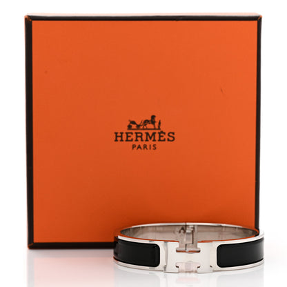 Hermes Enamel Narrow Clic Clac H Bracelet PM Black 6 of 6
