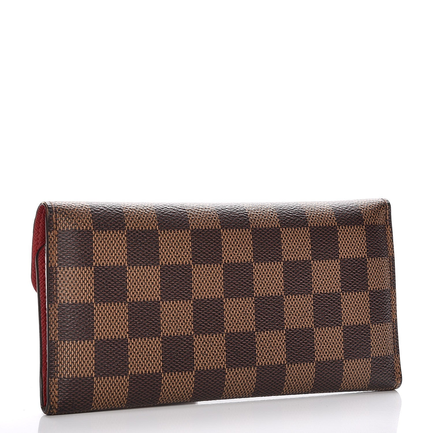 Louis Vuitton Damier Ebene Josephine Wallet Red 3 of 11