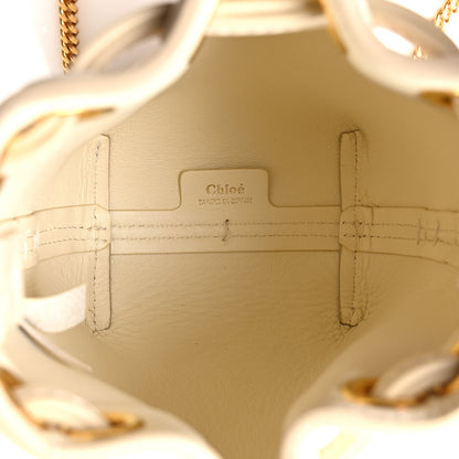 Chloe Grained Calfskin Micro Marcie Bucket Bag Misty Ivory 8 of 19
